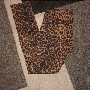 UNIF Cheetah print skinny pants 25